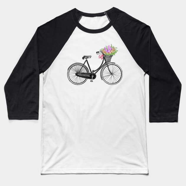 bicycle design Baseball T-Shirt by david93950